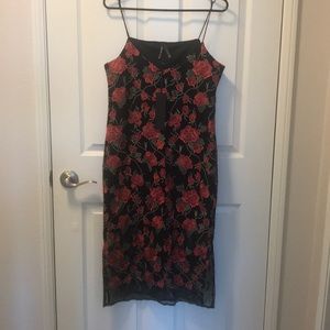 Nasty Gal, Elli White, Rose Embroidered Dress